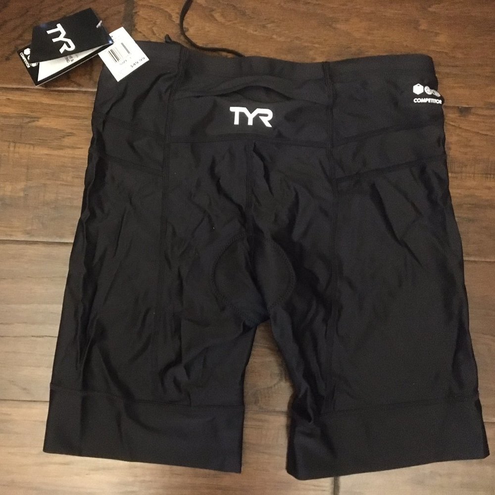 BRAND NEW TYR 8-Inch Compression Men's Tri Short
